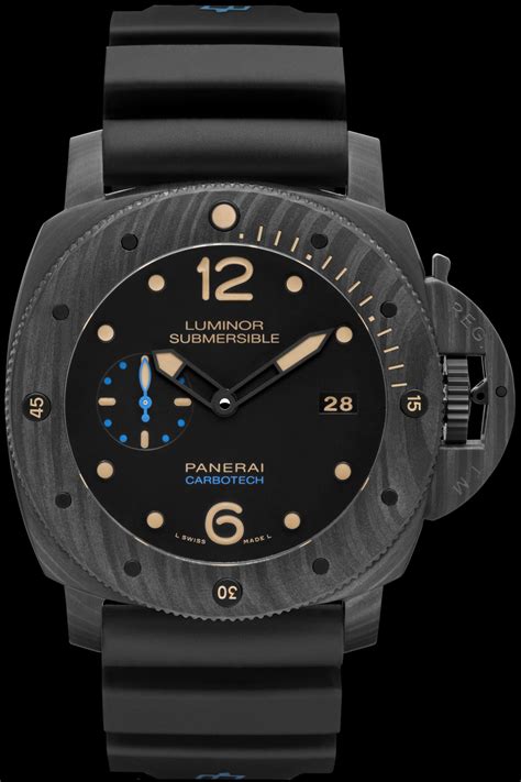 panerai luminor submersible 1950 carbotech pam 616|Panerai Luminor submersible.